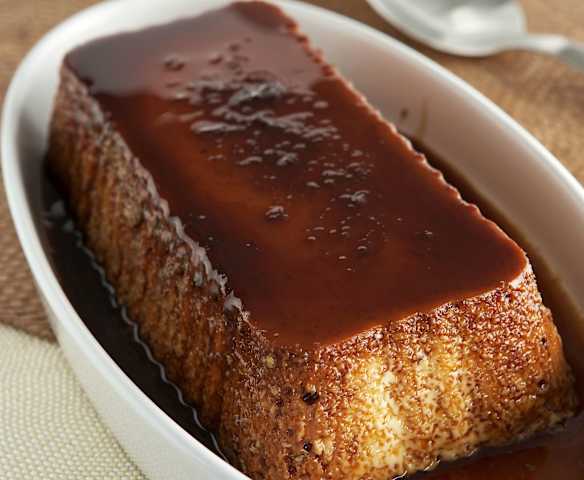 Flan de queso cremoso