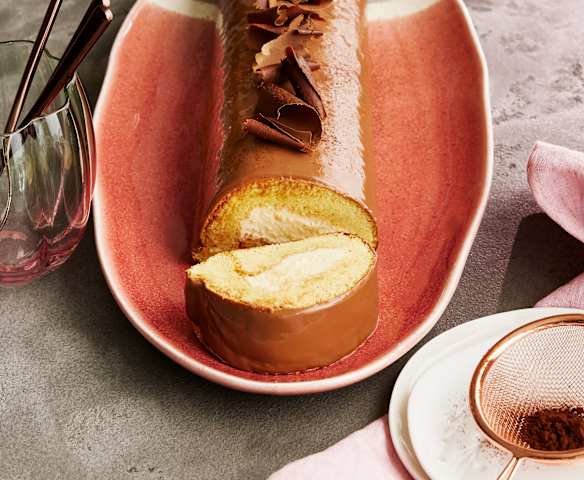 Schoko-Vanille-Rolle