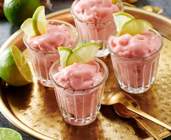 Blutorangen-Kardamom-Sorbet