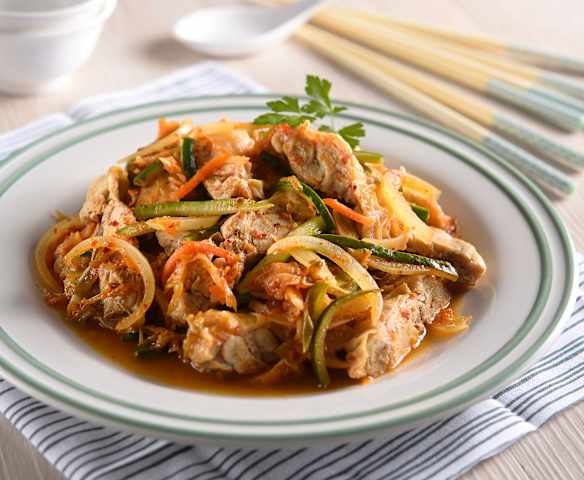 韓式泡菜炒雞肉