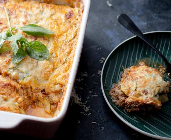 Lasagne-style Courgette Bake