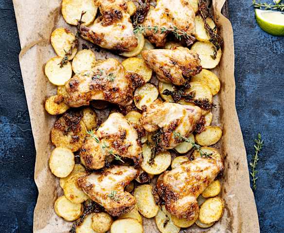 Alette di pollo agrodolci Sottovuoto con patate