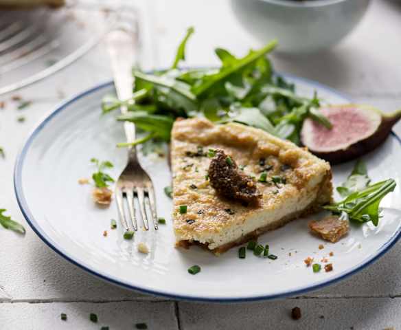 Quiche ai formaggi con composta di fichi (senza zuccheri aggiunti) Quiche ai formaggi con composta di fichi (senza zuccheri aggiunti)