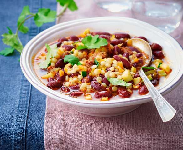 Mijoté de haricots rouges au chorizo façon minestrone