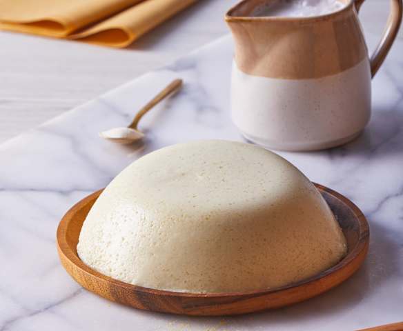 Queso derretible vegano