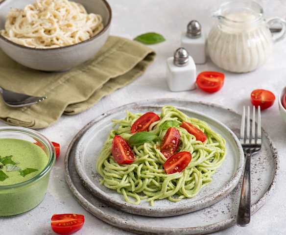 Sos szpinakowy; Sos cztery sery (do makaronu)