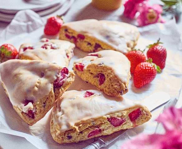 Erdbeer-Scones