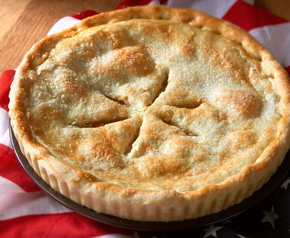 Torta di mele americana