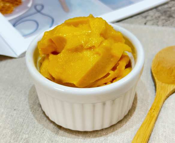 Mango sorbet