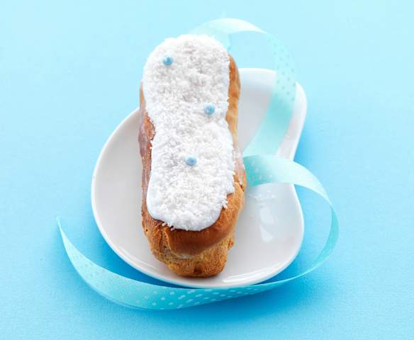 Éclair vaniglia e cocco