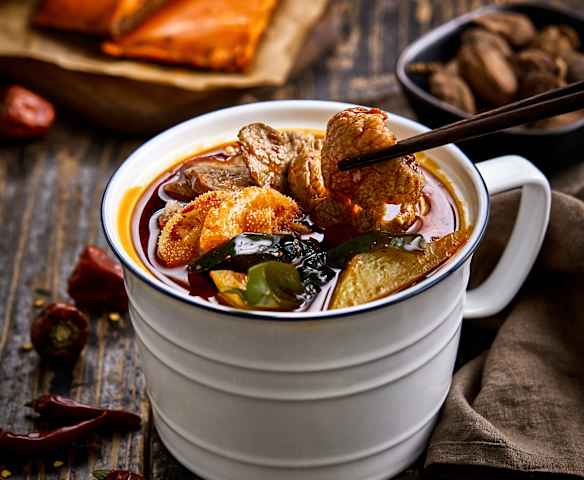 香辣火锅一口杯