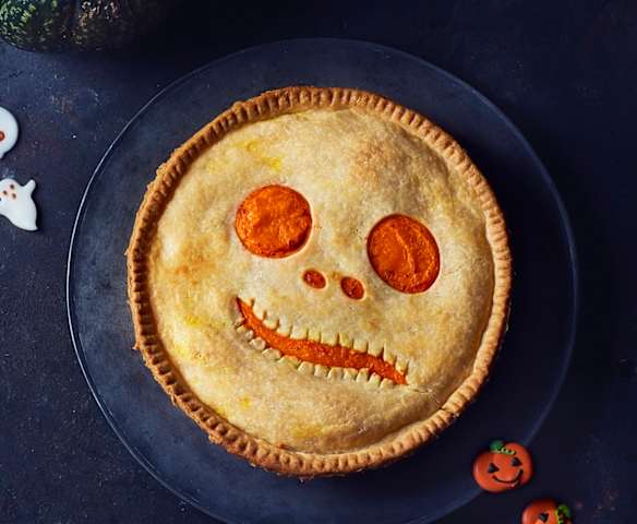 Tarte au potiron d'Halloween