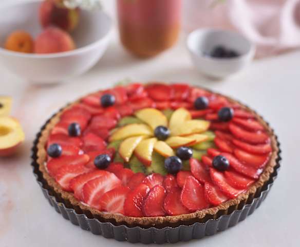 草莓卡士達水果塔