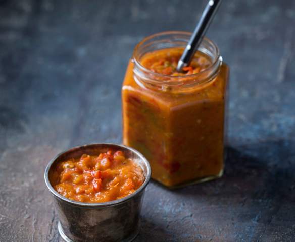 Spiced tomato chutney