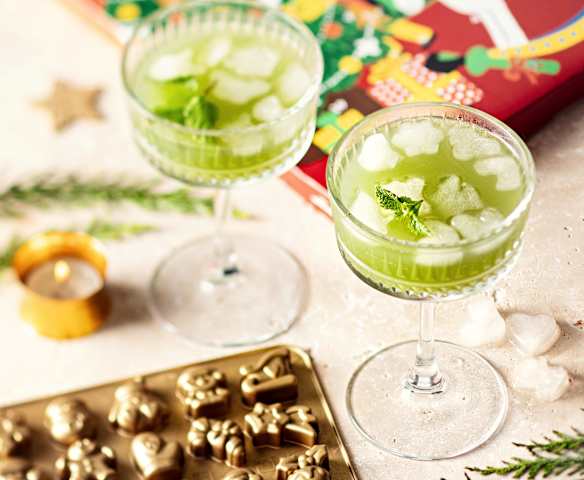 Virgin Blue Lagoon et glaçons de Noël