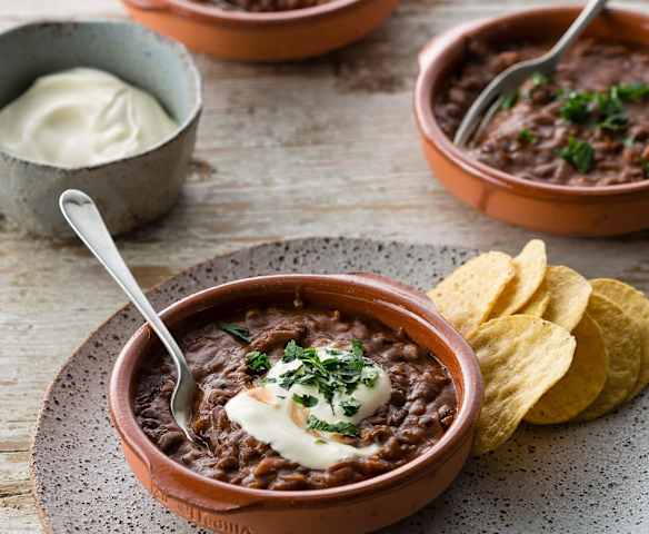 Frijoles con chorizo