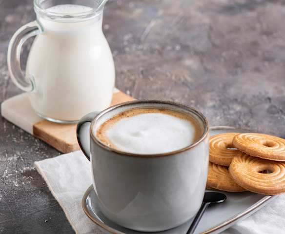 Mleczna pianka do kawy