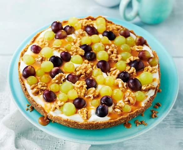 No-Bake-Tarte mit Trauben No-Bake-Tarte mit Trauben