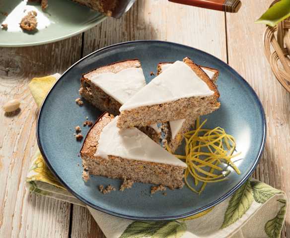 Zitronen-Mohn-Kuchen (glutenfrei)