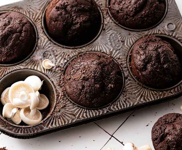Mushroom and Chocolate Muffins