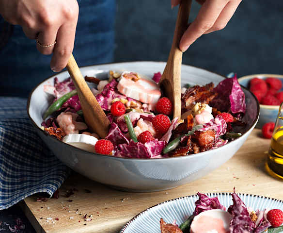 Radicchiosalat mit probiotischem Dressing