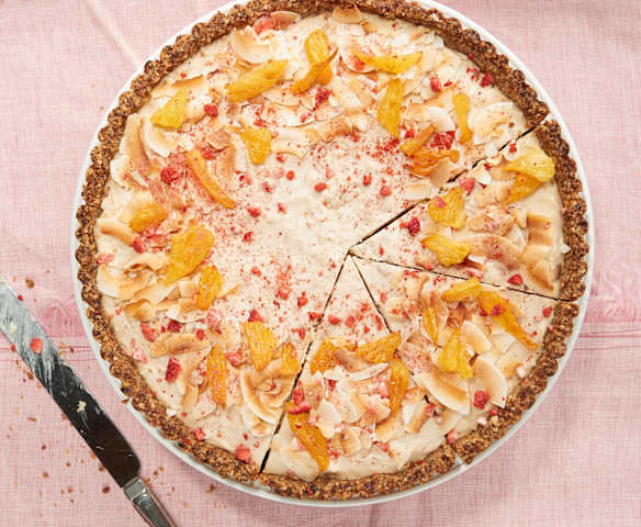 Vegan Pineapple Coconut Tart
