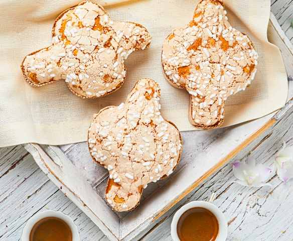 Mini colombine all'arancia candita