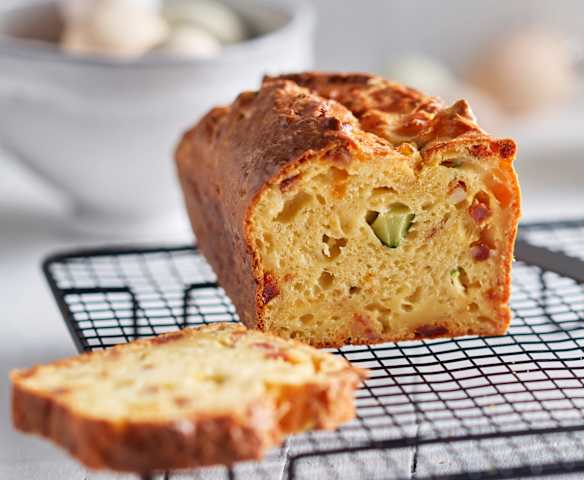 Cake chorizo-courgette