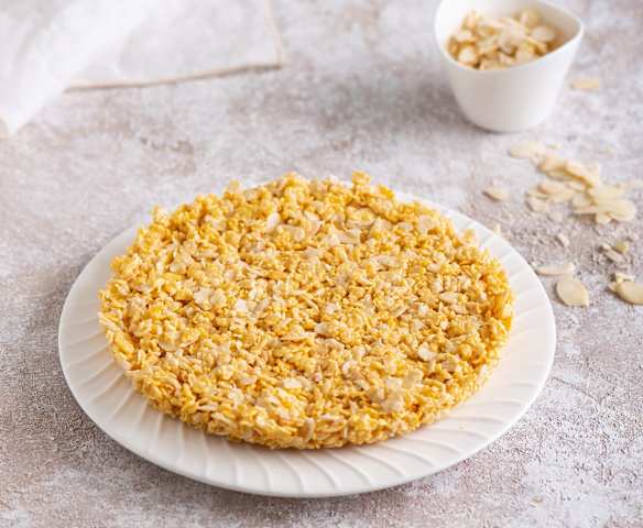 Chrupka z białej czekolady do tortów