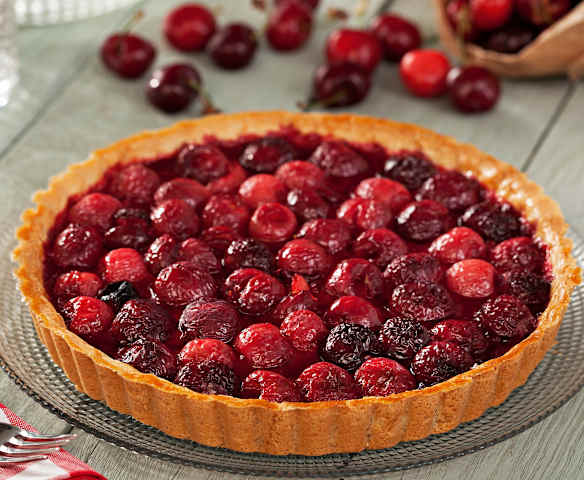 Tarta de cerezas