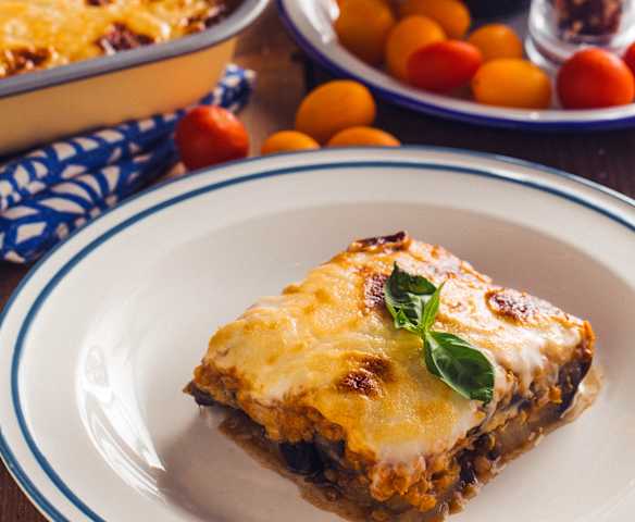 Moussaka di lenticchie Moussaka di lenticchie