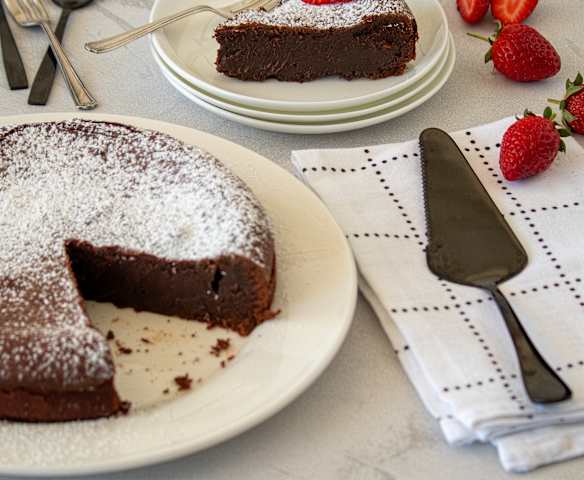 Fudgy chokoladekage