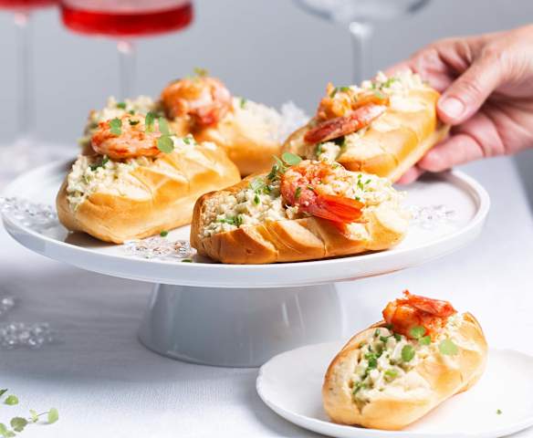 Bocaditos con gambón