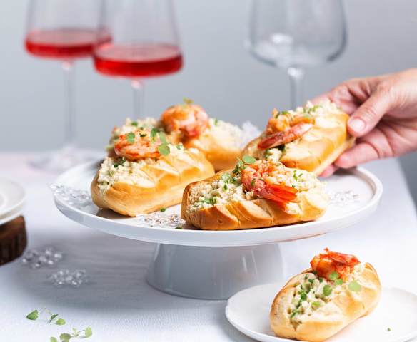 Bocaditos con gambón