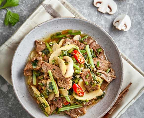 雪菜春笋炒牛里脊