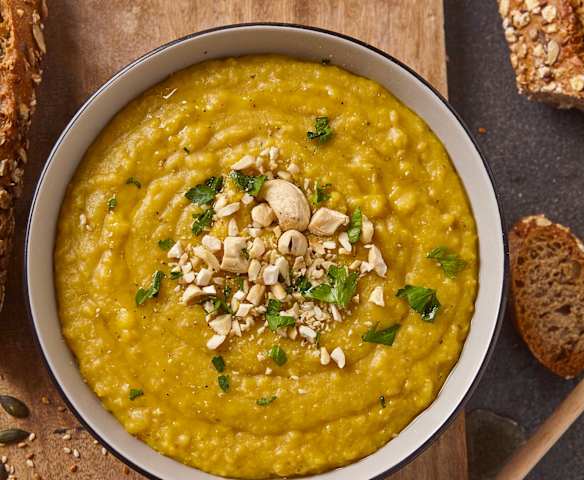 Paté di lenticchie rosse al curry