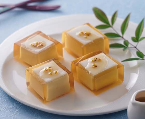 黃金桂花椰汁糕