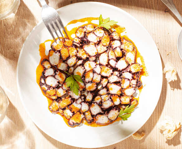 Carpaccio de pulpo a feira