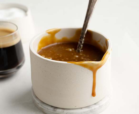 Sauce caramel au café Sauce caramel au café