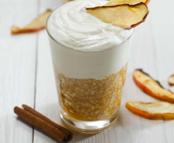 Jablečná tvarohová pěna