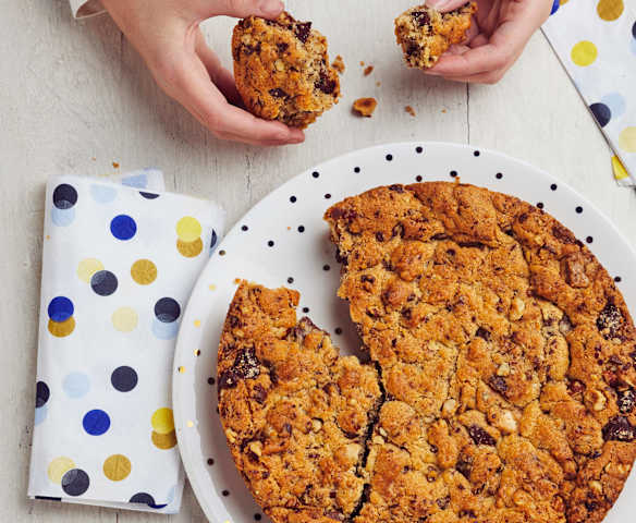 Cookie géant aux 3 chocolats