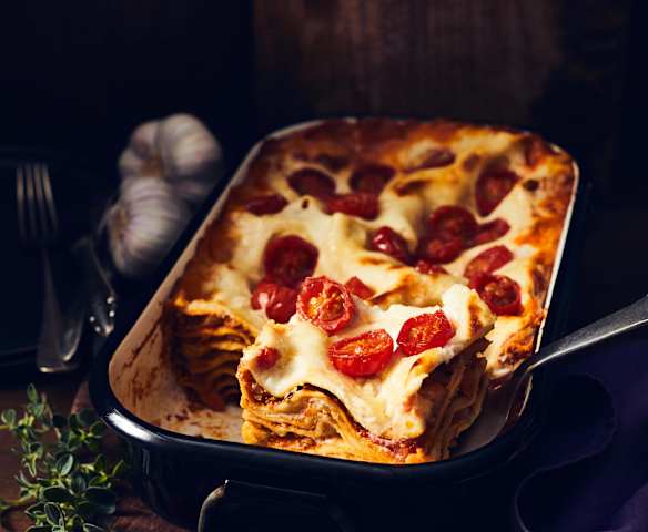 Grünkernlasagne