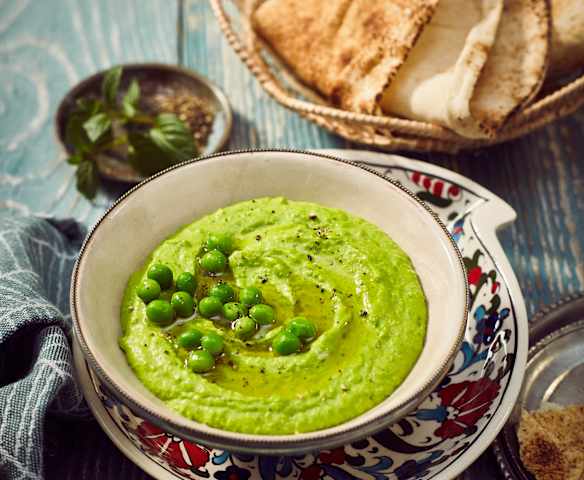 Hummus z zielonego groszku Hummus z zielonego groszku
