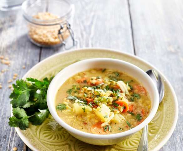 Orientalische Linsensuppe