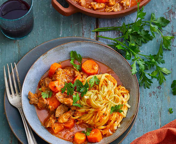 Mijoté d'agneau aux carottes et au persil