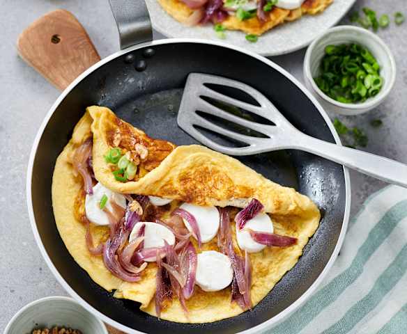 Ziegenkäse-Walnuss-Omelette