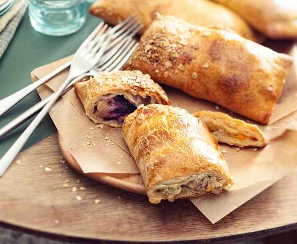 Bedfordshire clanger (chausson aux myrtilles et au porc)
