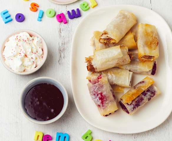 Nems sucrés aux fruits Nems sucrés aux fruits