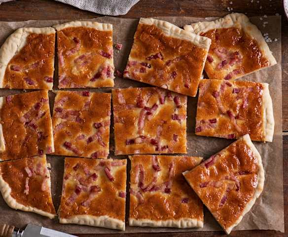 Rustico con uova e stracchino