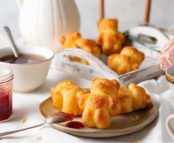 Muffin con cuore di confettura (senza glutine)